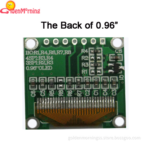 0.96" OLED display module , 128 x 64 pixels resolution, blue color